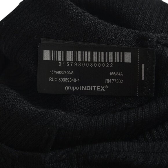 NWT Zara Lingerie Sheer Bodysuit Black Long Sleeve Size Small - Picture 8 of 9